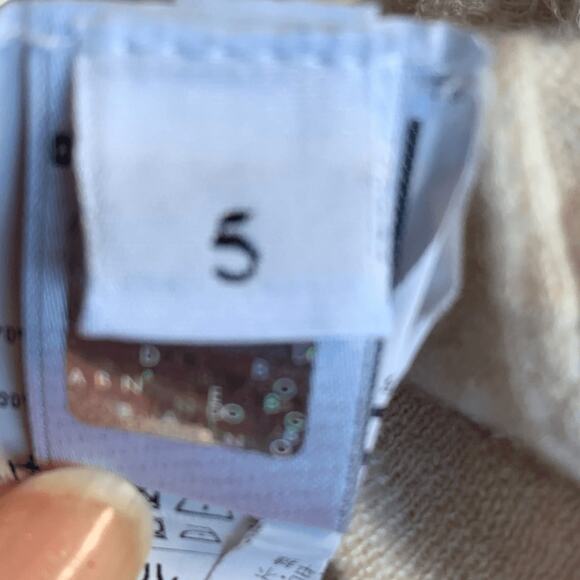 Dolce & Gabbana Girls Beige Cashmere Silk Lace Knit Cardigan Sweater Size 5 - Picture 6 of 9